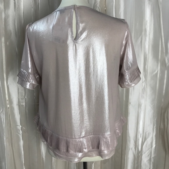 TOPSHOP Shiny Top - Picture 3 of 7